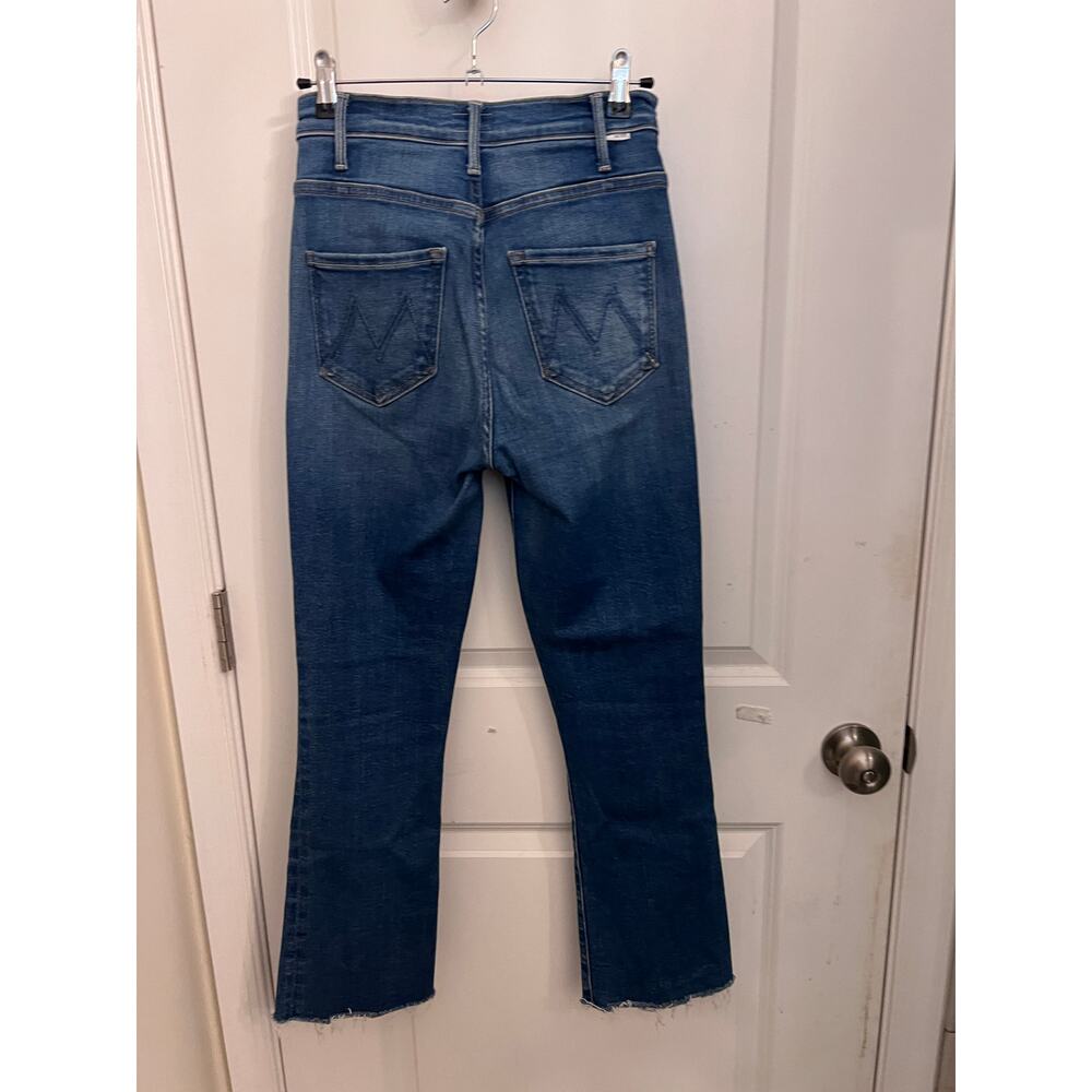 MOTHER The Hustler Ankle Fray Jeans 25 Meet Cute Flare High Rise quiet luxury - Picture 4 of 12